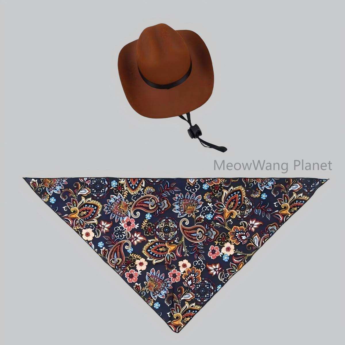 Premium Quality Cute Pet Hat Scarf Set For Cats Small Dogs - Purrfect Pet Haven