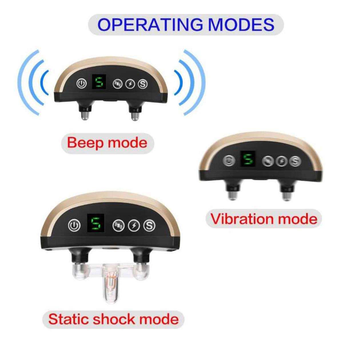 Electronic Dog Training Device With Electric Shock Collar And Screen - Purrfect Pet Haven