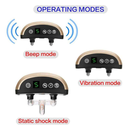 Electronic Dog Training Device With Electric Shock Collar And Screen - Purrfect Pet Haven