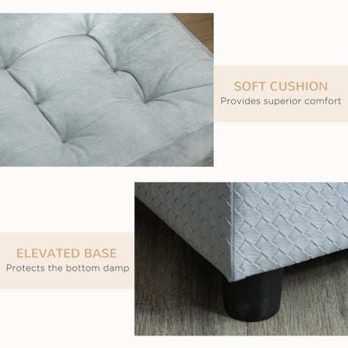 Luxury Small Dog Bed - Hidden Storage - Purrfect Pet Haven