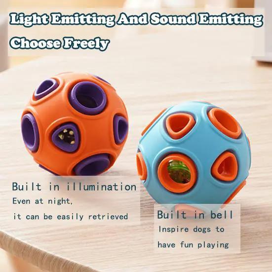 Jingle Ball 2-Pack - Rubber Fetch Toys for Puppies & Dogs - Purrfect Pet Haven