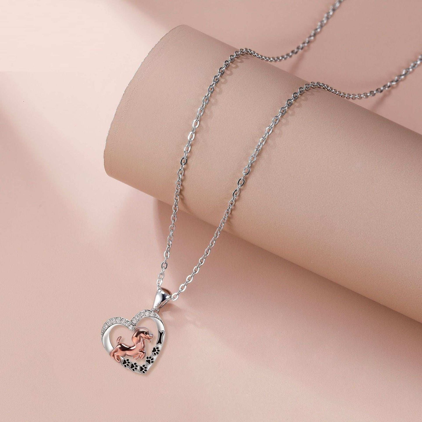 Love Pendant Pet Dog Dog Necklace Female - Purrfect Pet Haven