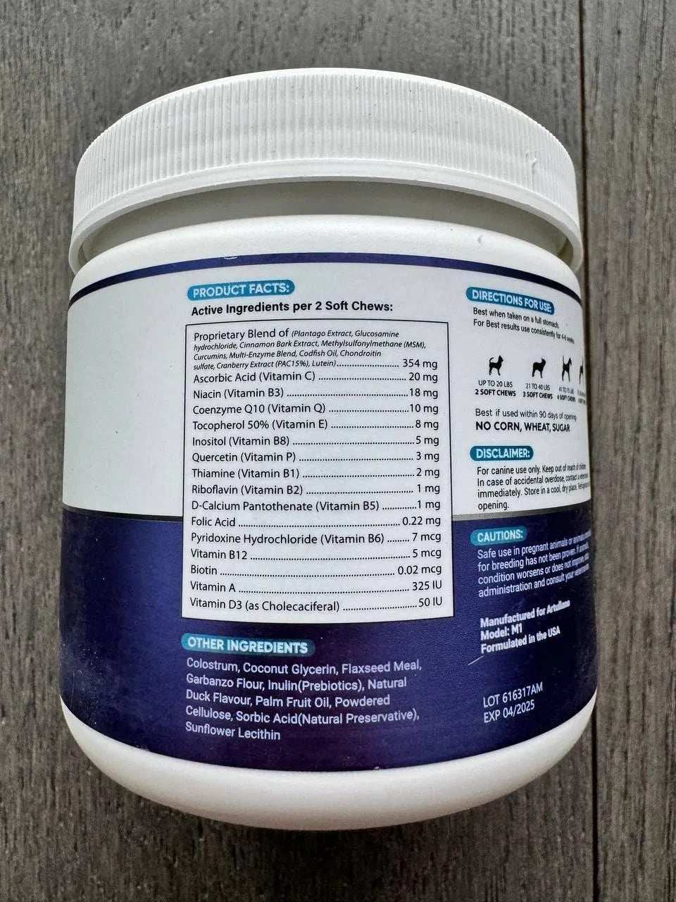Dog Multivitamin Chewable With Glucosamine 20 In 1 Dog Vitamins And Supplements Senior & Puppy Multivitamin For Dogs Pet Joint Support Health Immunity Mobility Gut Skin 120 Chews - Purrfect Pet Haven