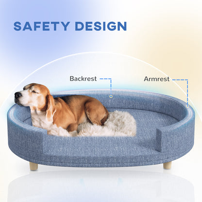 Dog Couch for Large Dogs - Washable & Elevated Sofa Bed - Purrfect Pet Haven