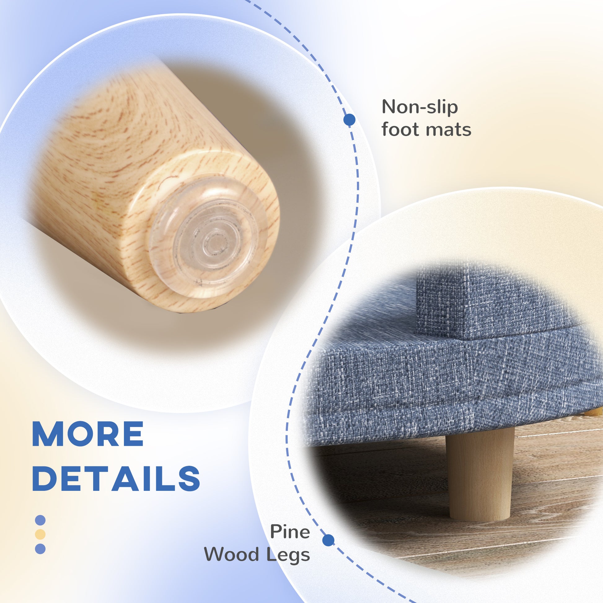 Dog Couch for Large Dogs - Washable & Elevated Sofa Bed - Purrfect Pet Haven