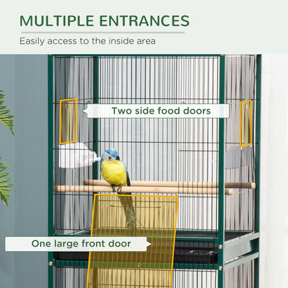 Large Bird Cage with Wide Wingspan Space - Purrfect Pet Haven