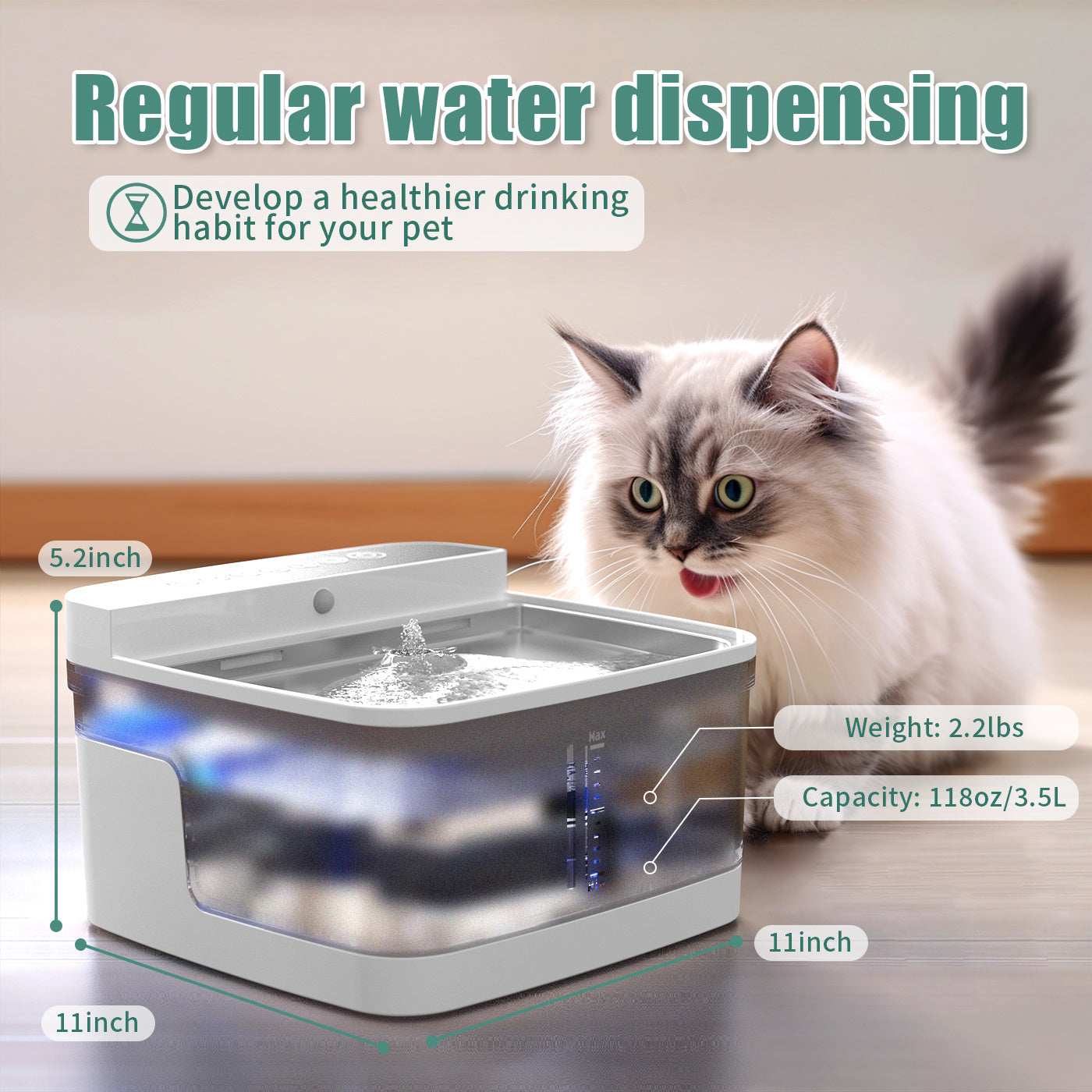 Intelligent Automatic Circulating Water Dispenser with Filter - Purrfect Pet Haven