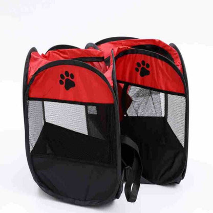 Portable Octagonal Cage Cloth Mesh Fence Pet Tent - Easy Storage - Purrfect Pet Haven