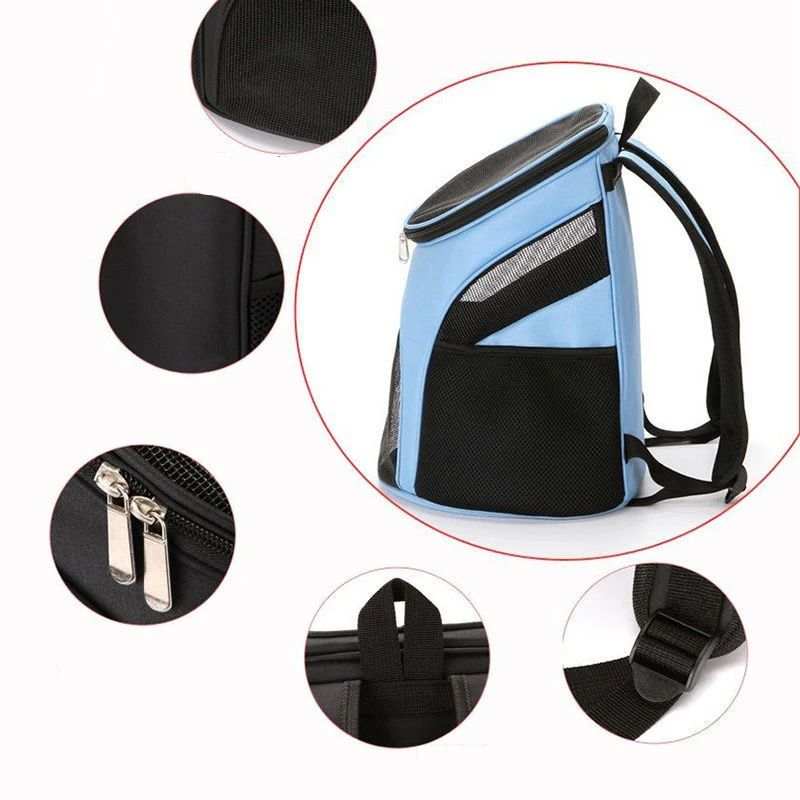 Portable Breathable Puppy Dog Carrier Backpack Pet Bag - Purrfect Pet Haven