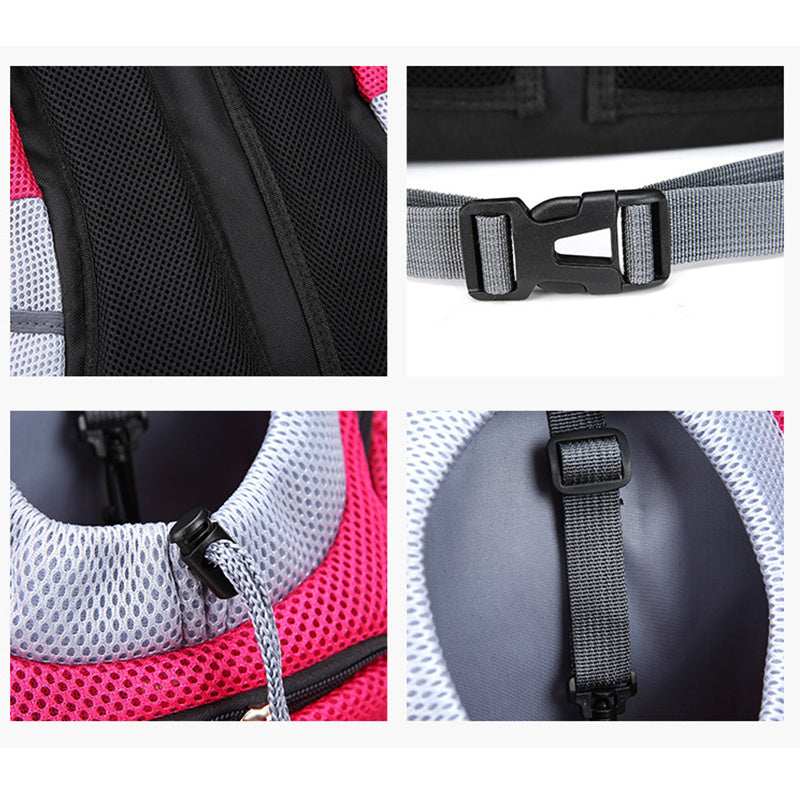 Double Shoulder Portable Travel Backpack Pet Carrier Bag - Purrfect Pet Haven