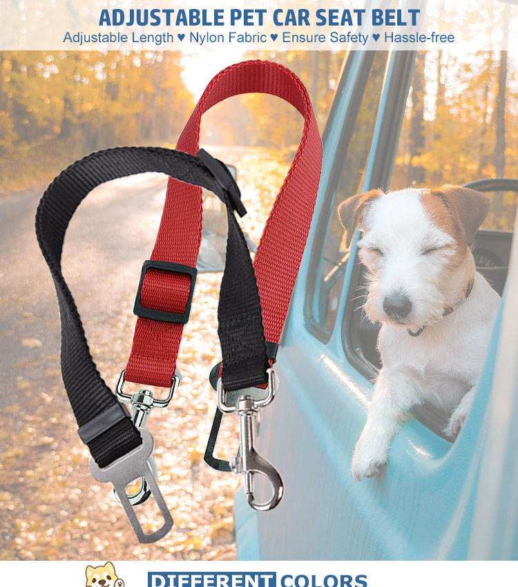 Dog Car Seat Belt - Adjustable Pet Safety Harness Leash - Purrfect Pet Haven