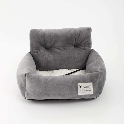 Soft Plush Nest Pet Bed Car Seat - Secure Your Pet - Purrfect Pet Haven