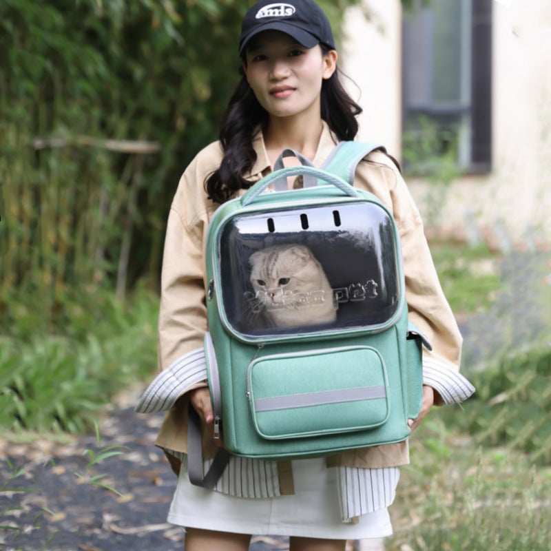 Breathable PVC Oxford Outdoor Portable Pet Bag Carrier - Purrfect Pet Haven