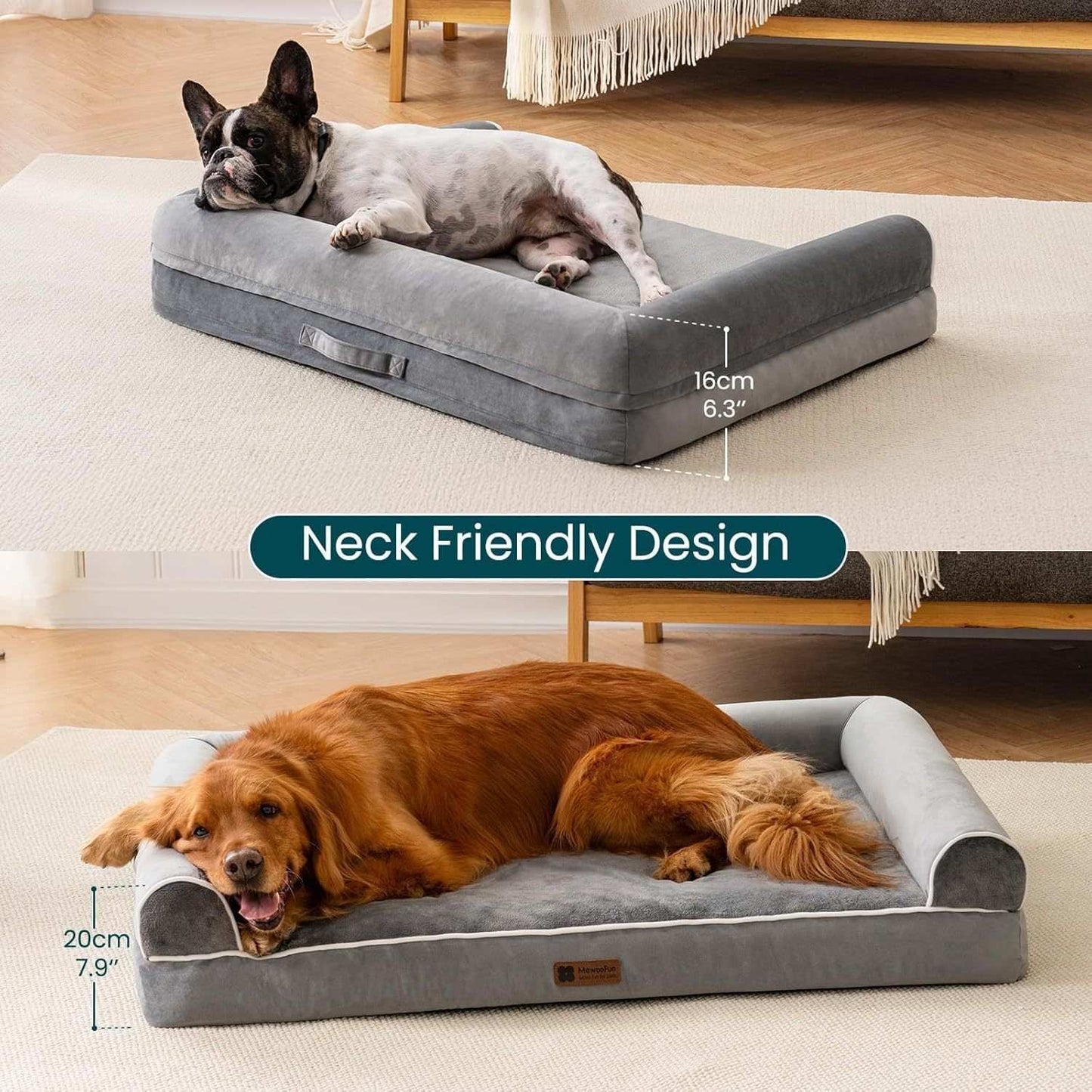 Orthopedic Dog Bed - XL Large Dogs - Purrfect Pet Haven