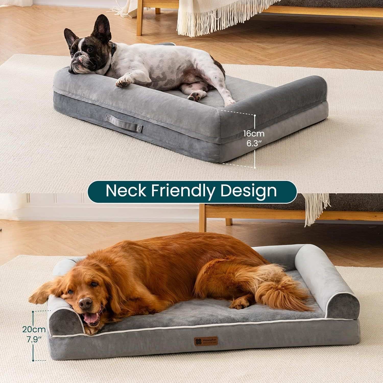 Orthopedic Dog Bed - XL Large Dogs - Purrfect Pet Haven