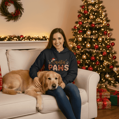 Santa Paws Holiday Hoodie for Dog Lovers - Cozy Festive Gift - Purrfect Pet Haven