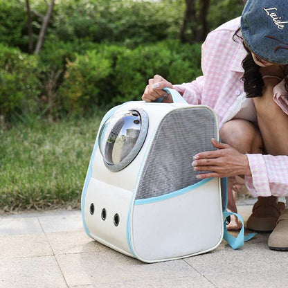 Space Capsule Large Capacity Breathable Pet Backpack For Going Out - Purrfect Pet Haven