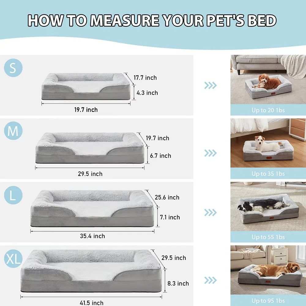 Waterproof Pet Bed - Medium Large Dogs Cats - Purrfect Pet Haven