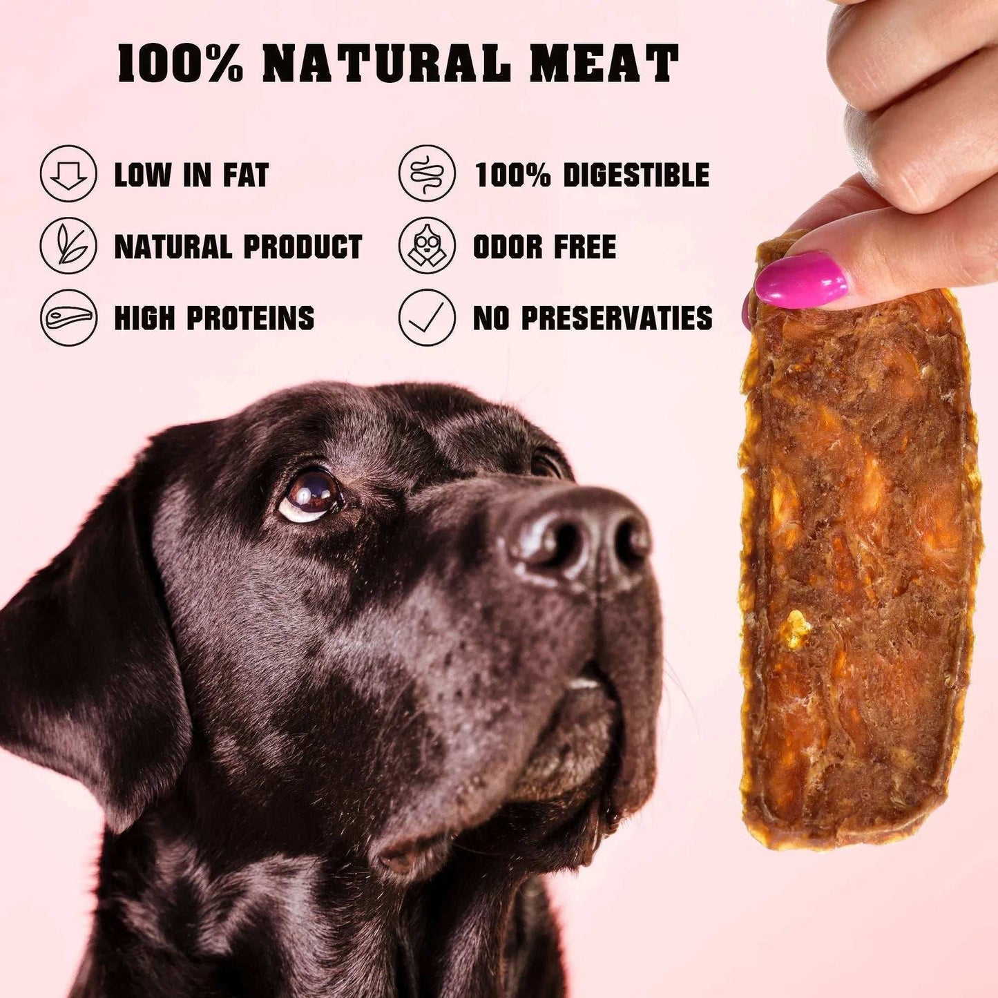 Chicken Jerky Dog Treats 1.5 Lb Human Grade Pet Snacks Grain Free Organic Meat All Natural High Protein Dried Strips Best Chews For Training Small & Large Dogs - Purrfect Pet Haven