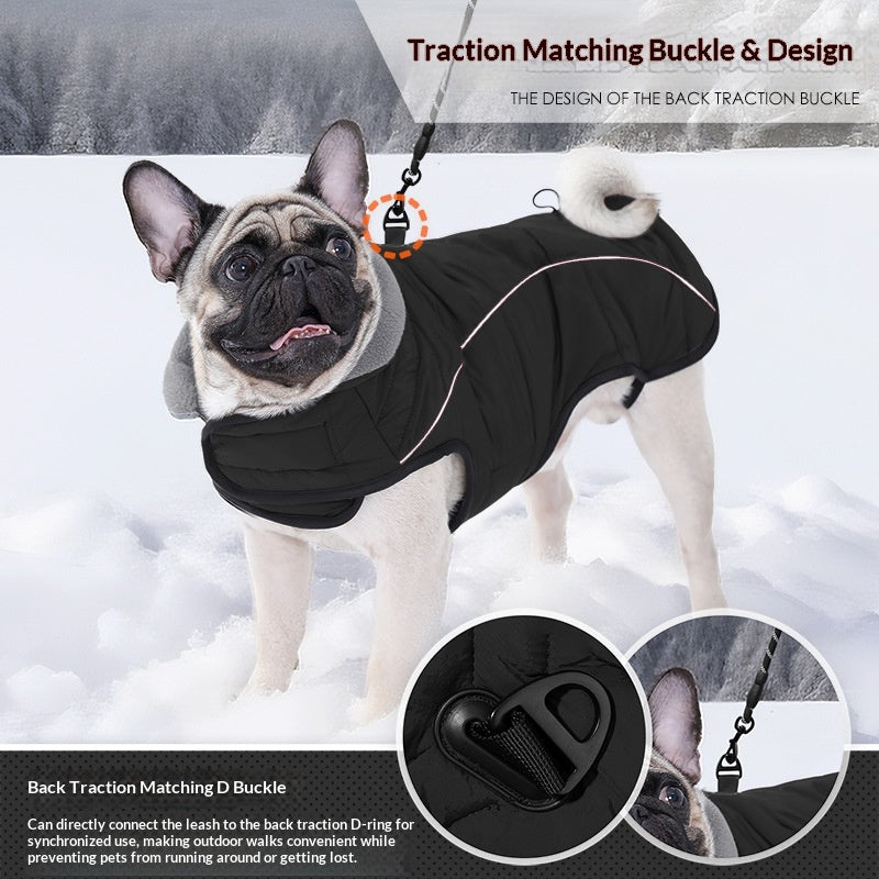 Winter Dog Jacket - Thickened Double-Layer Insulated Vest - Purrfect Pet Haven