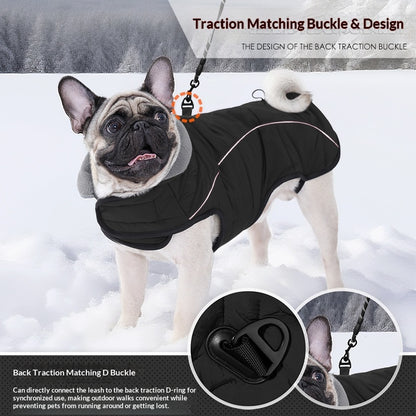 Winter Dog Jacket - Thickened Double-Layer Insulated Vest - Purrfect Pet Haven