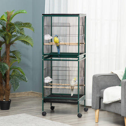 Large Bird Cage with Wide Wingspan Space - Purrfect Pet Haven