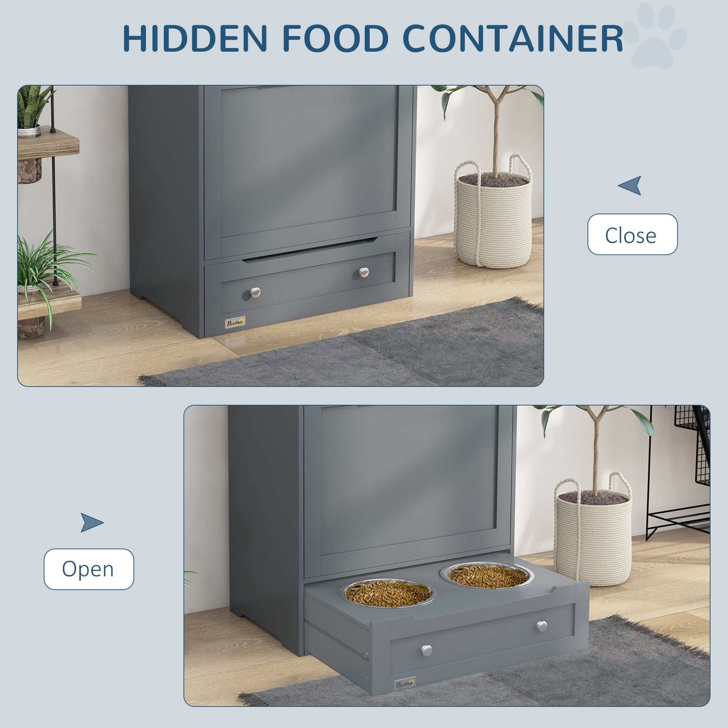 Pet Feeder Stations, Lockers, Dog Food Storage Containers - Purrfect Pet Haven