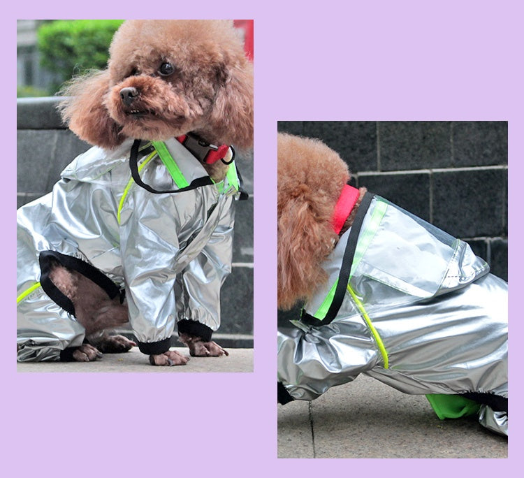 Full-Cover Dog Raincoat - Waterproof Four-Leg Design - Purrfect Pet Haven