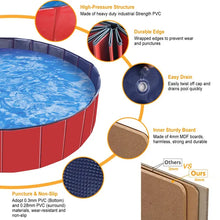 Foldable Dog Pool - Pet Swimming & Bathing Tub - Purrfect Pet Haven