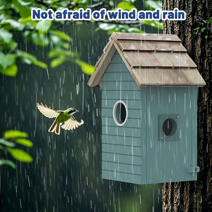 BirdNest AI House - Smart Camera 3MP 10K Species ID - Purrfect Pet Haven