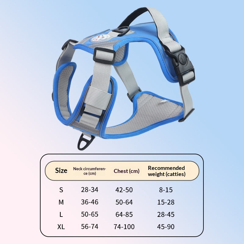 Dog Harness - Large Chest Style with Leash - Purrfect Pet Haven