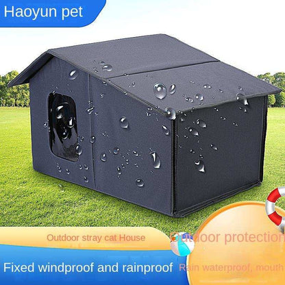 Waterproof Outdoor Pet House - All Weather - Purrfect Pet Haven