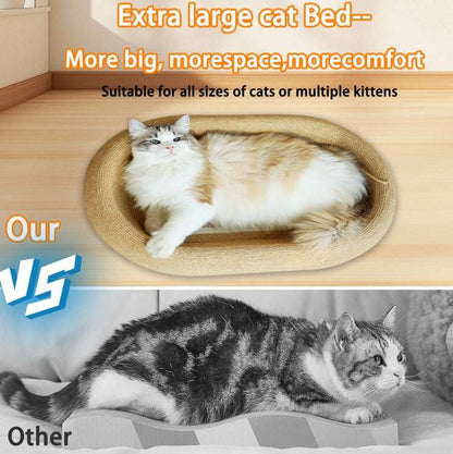 Large Space Sisal Cat Scratching Board Cat Bed - Purrfect Pet Haven