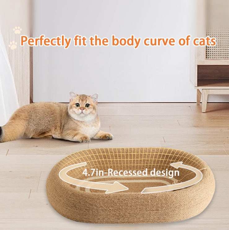 Large Space Sisal Cat Scratching Board Cat Bed - Purrfect Pet Haven