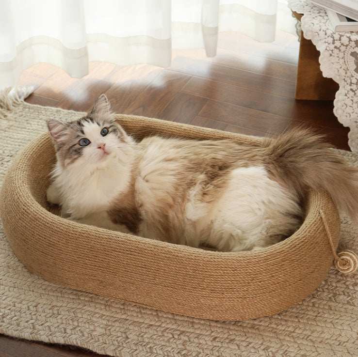 Large Space Sisal Cat Scratching Board Cat Bed - Purrfect Pet Haven