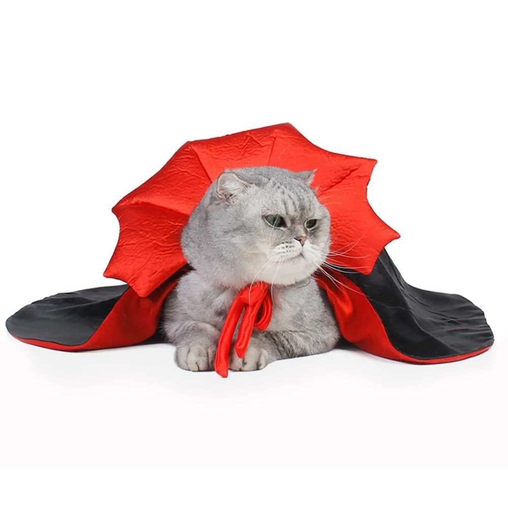 Cat Vampire Costume for Halloween Fun - Purrfect Pet Haven