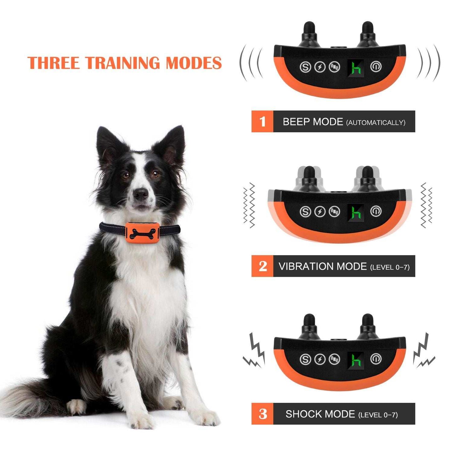 Electronic Dog Training Device With Electric Shock Collar And Screen - Purrfect Pet Haven