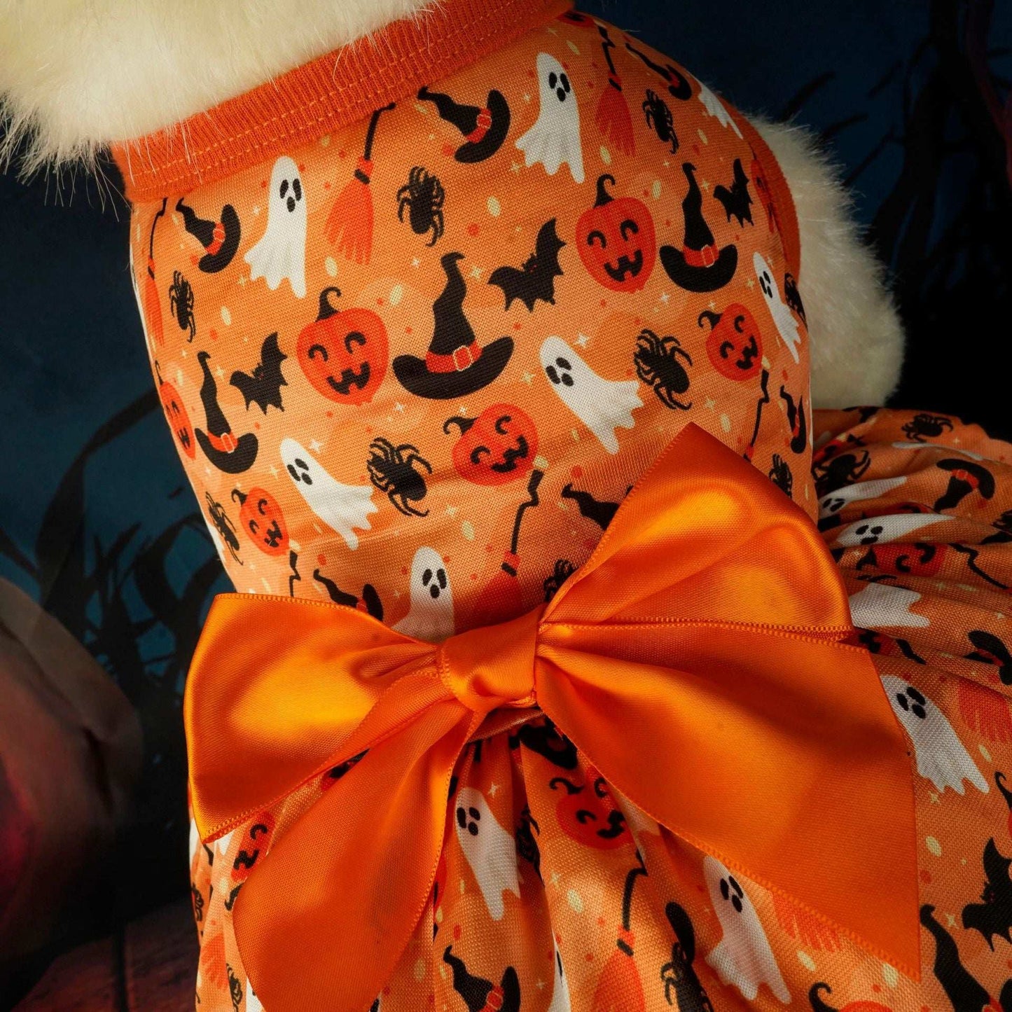 Elegant Halloween Pet Party Dress - Festive Costume Outfit - Purrfect Pet Haven