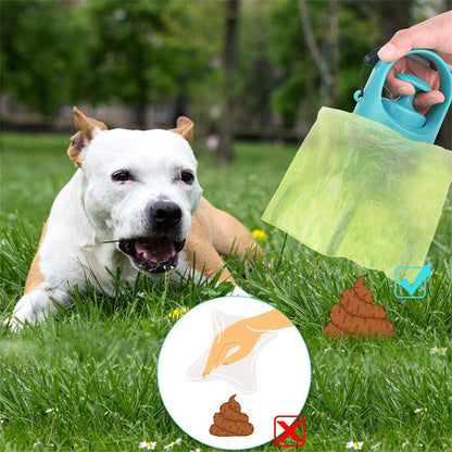 Portable Dog Pooper Scooper - Built-in Bag Dispenser - Purrfect Pet Haven