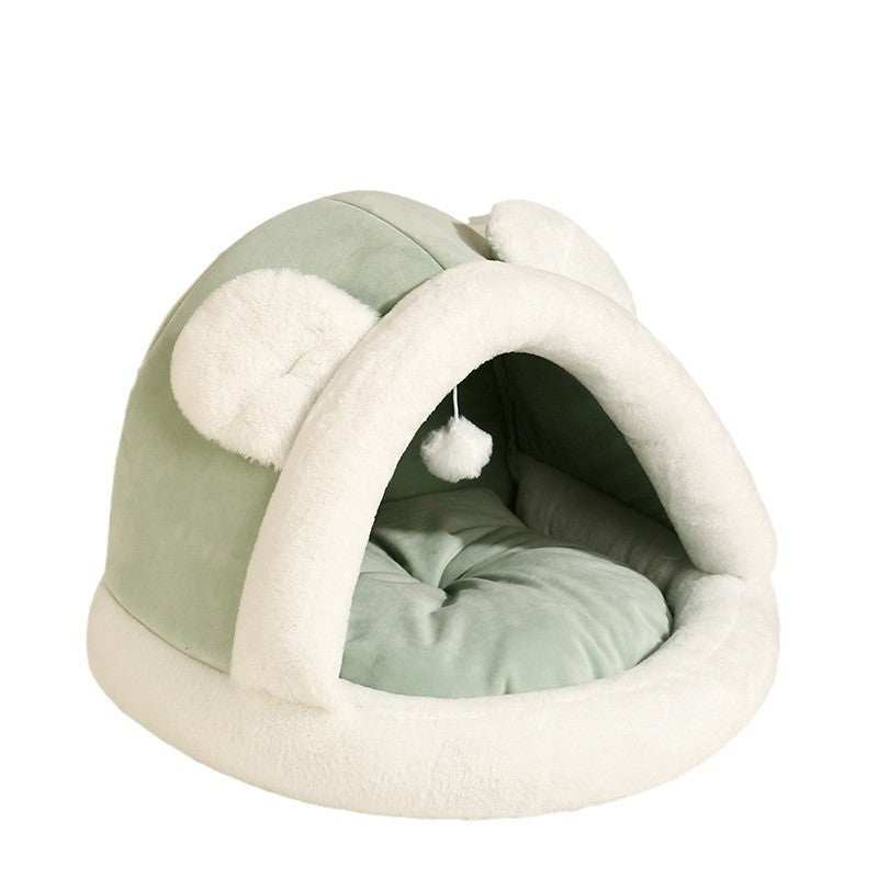 Pet Tent Cave Bed For Cats Small Dogs - Comfortable Pet Sleeping Bed - Purrfect Pet Haven