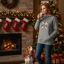 Comfort Colors Christmas Pup Couple Hoodie - Dog Lover Gift - Purrfect Pet Haven