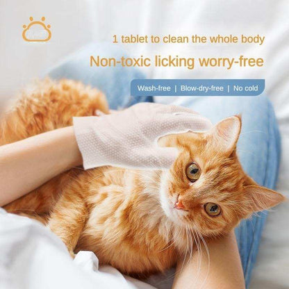 Pet Cleaning Deodorizing Bathing Coconut Oil Grooming Wipes - Purrfect Pet Haven