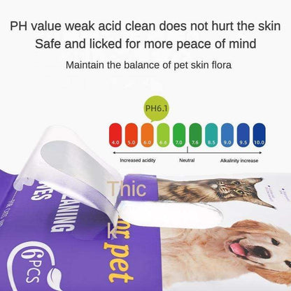 Pet Cleaning Deodorizing Bathing Coconut Oil Grooming Wipes - Purrfect Pet Haven