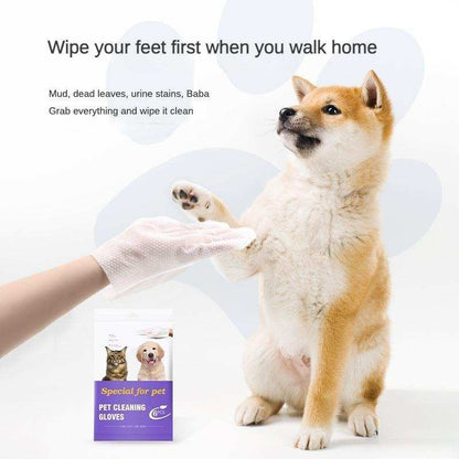 Pet Cleaning Deodorizing Bathing Coconut Oil Grooming Wipes - Purrfect Pet Haven