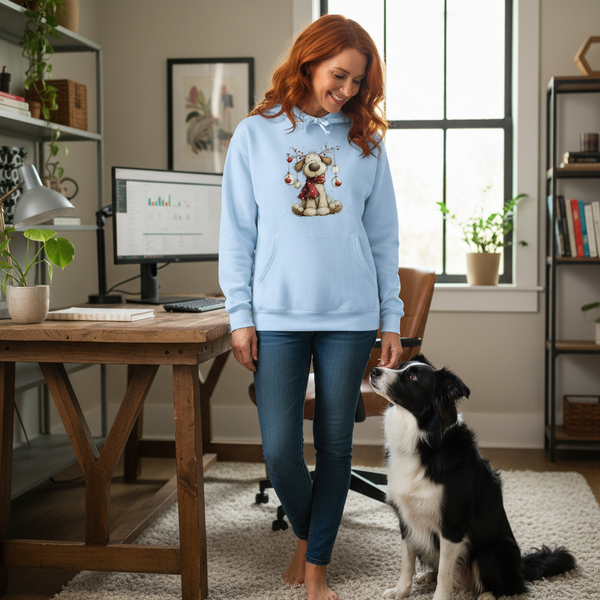 Decorated Whimsy Pup - Comfort Colors Dog Lover Sweatshirt - Purrfect Pet Haven