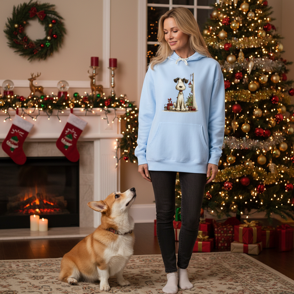 Whimsy Holiday Scene - Comfort Colors Festive Sweatshirt - Purrfect Pet Haven