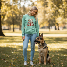 Comfort Colors Long Sleeve - Whimsy Pup Present Tee - Purrfect Pet Haven