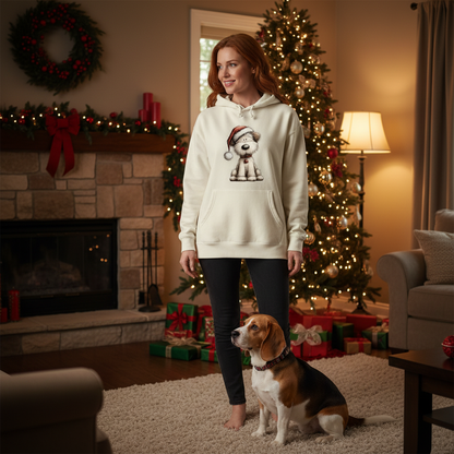 Whimsy Santa Hat - Comfort Colors Holiday Sweatshirt - Purrfect Pet Haven