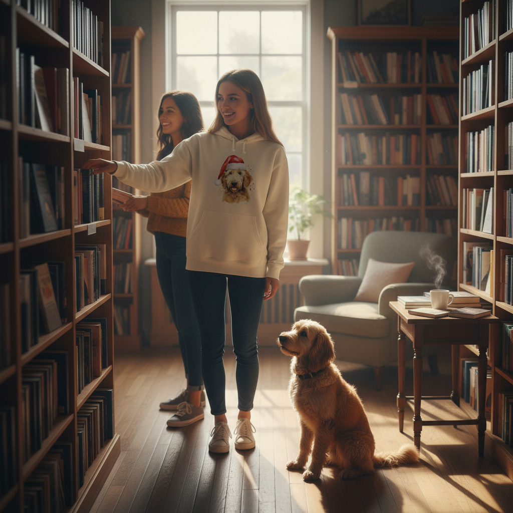Golden Doodle Hoodie - Comfort Colors Unisex Sweatshirt - Purrfect Pet Haven