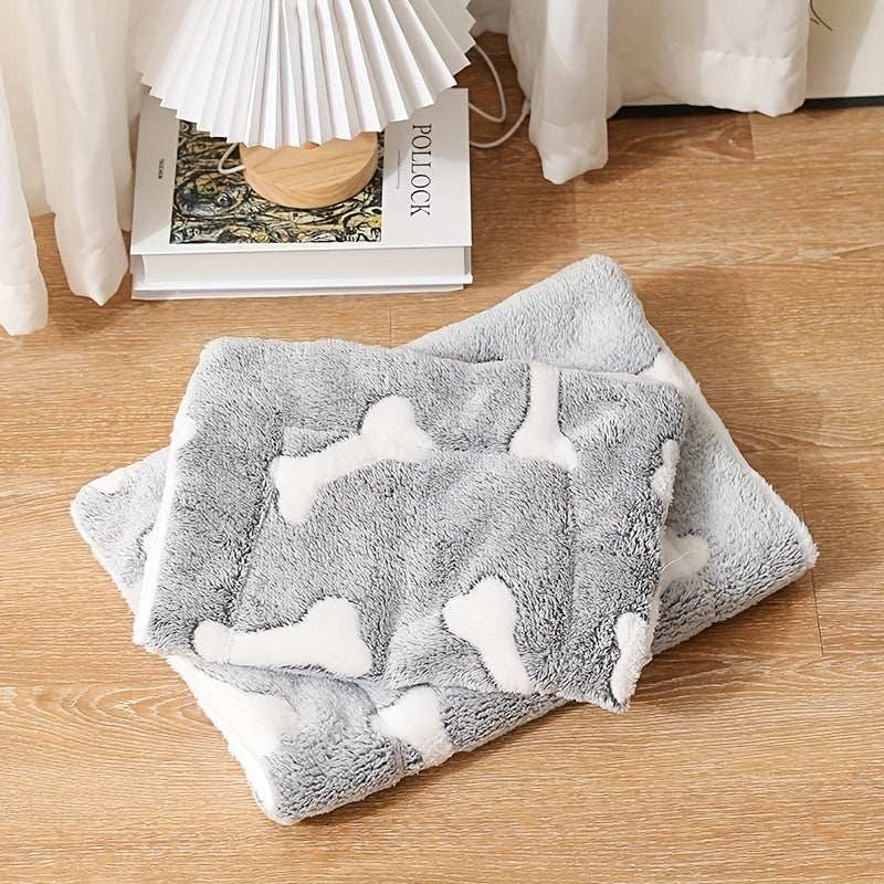 Self-Warming Cat Bed Mat - Washable Fleece - Purrfect Pet Haven